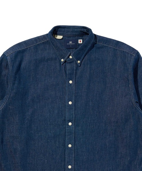Levi's(リーバイス)の「Levi's/リーバイス BLUETAB(TM) リラックス ボタンダウン シャツ(シャツ/ブラウス・メンズ・ダークインディゴブルー・L/M/S/XL)」の6枚目の写真