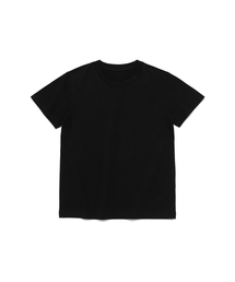 ウィメンズエッセンシャルソフトクルーネックTシャツ(ブラック)