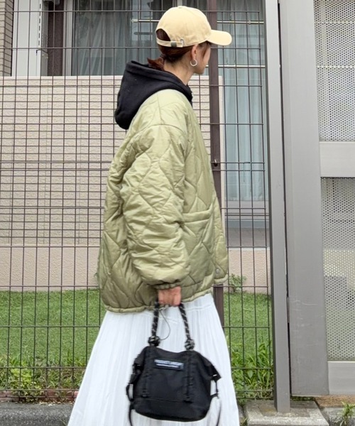 notch.(ノッチ)の「【notch. by KR】リバーシブルボアキルティングJK(ブルゾン・レディース・モカ/ブラック/オリーブ・M)」の5枚目の写真