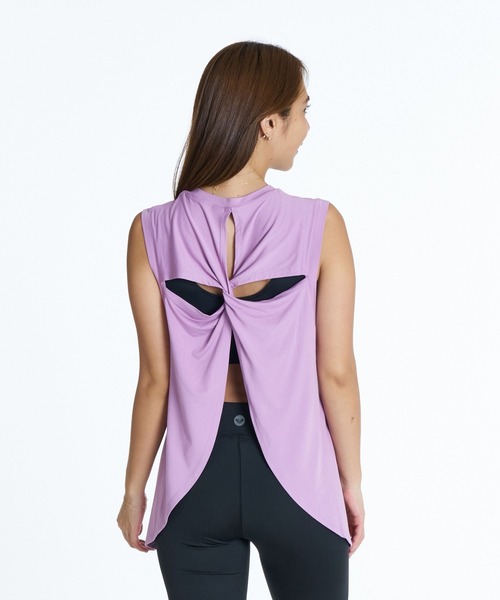 ROXY(ロキシー)の「ROXY FITNESS MAKE TODAY COUNT TANK バックツイストタンクトップ /速乾/UVカット/水陸両用 【2026年秋冬モデル】/ロキシー(タンクトップ・レディース・ブラック/ピンク/ホワイト・LARGE/MEDIUM/SMALL)」の13枚目の写真