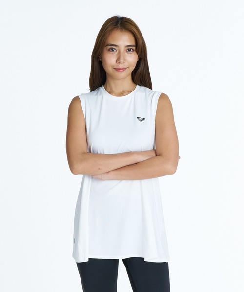 ROXY(ロキシー)の「ROXY FITNESS MAKE TODAY COUNT TANK バックツイストタンクトップ /速乾/UVカット/水陸両用 【2026年秋冬モデル】/ロキシー(タンクトップ・レディース・ブラック/ピンク/ホワイト・LARGE/MEDIUM/SMALL)」の8枚目の写真