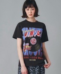 レコードプリント Tシャツ AT THE TRNK