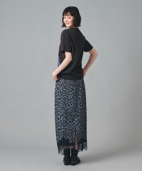 AT THE TRNK(アットザトランク)の「レコードプリント Tシャツ AT THE TRNK(Tシャツ/カットソー・レディース・ブラック/グレー/アイボリー・L/M)」の13枚目の写真