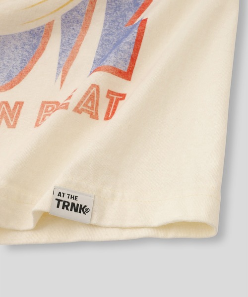 AT THE TRNK(アットザトランク)の「レコードプリント Tシャツ AT THE TRNK(Tシャツ/カットソー・レディース・ブラック/グレー/アイボリー・L/M)」の5枚目の写真