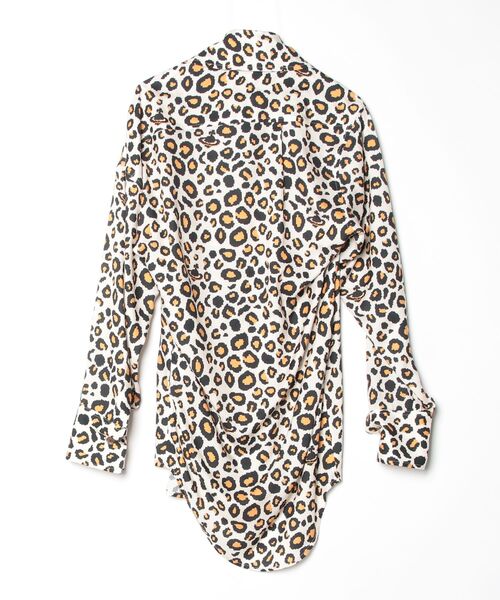 Vivienne Westwood MAN（ヴィヴィアンウエストウッドマン）の「PIXELATED LEOPARD ASYMMETRY SHIRT（シャツ/ブラウス・メンズ・イエロー系その他2・FREE）」の2枚目の写真