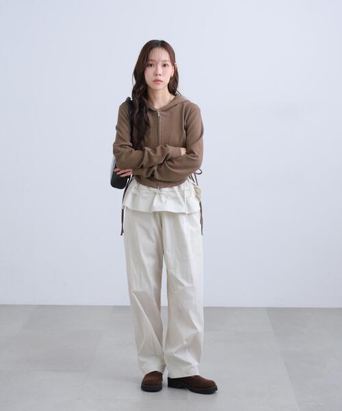 FREE'S MART(フリーズマート)の「◆カバーフリルパンツ(その他パンツ・レディース・ホワイト/ブラウン・SMALL/MEDIUM)」の5枚目の写真