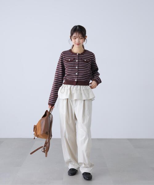 FREE'S MART(フリーズマート)の「◆カバーフリルパンツ(その他パンツ・レディース・ホワイト/ブラウン・SMALL/MEDIUM)」の12枚目の写真