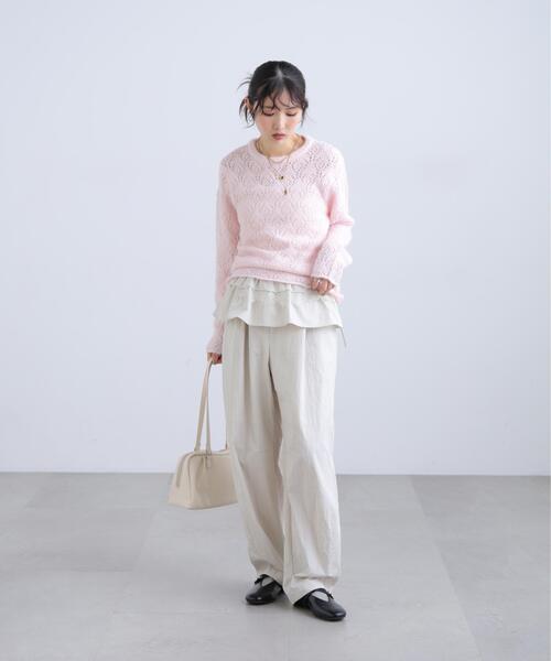 FREE'S MART(フリーズマート)の「◆カバーフリルパンツ(その他パンツ・レディース・ホワイト/ブラウン・SMALL/MEDIUM)」の13枚目の写真