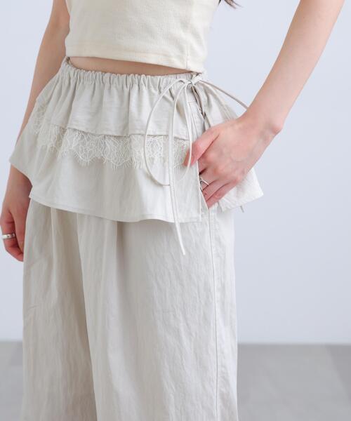 FREE'S MART(フリーズマート)の「◆カバーフリルパンツ(その他パンツ・レディース・ホワイト/ブラウン・SMALL/MEDIUM)」の20枚目の写真