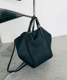le.coeur blanc | ミニショルダー付ボールチェーントート(トートバッグ)