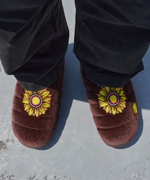 SUBU | SUBU/スブ x NEW YOAKE POST / ニューヨーク ポスト アウトドア サンダル スリッポン 刺繍 花柄 ナイロン コーデュロイ ルームシューズ 2026秋冬(スリッポン)