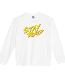NOBOUND(ノーバウンド) 長袖Tシャツ メッセージ ロゴ プリント ビッグシルエット ロンT トップス カットソー メンズ ユニセックス