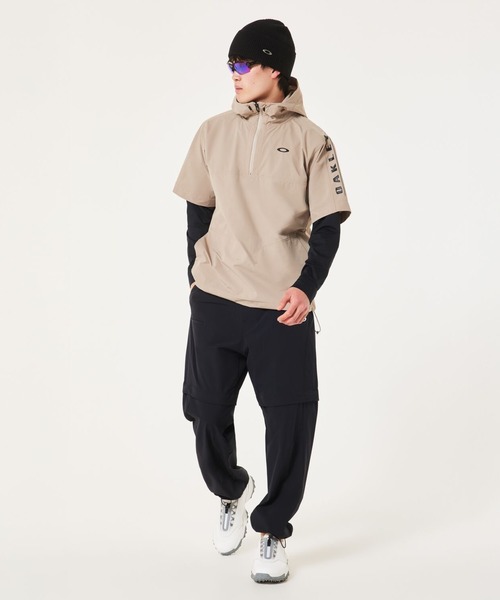 OAKLEY(オークリー)の「【最新】 オークリー OAKLEY SS HOODIE JACKET/ジャケット/ゴルフメンズコレクション/OAKLEY(その他アウター・メンズ・ライトベージュ/ブラック・L/S/M)」の2枚目の写真