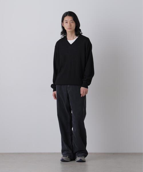 YLEVE（イレーヴ）の「YLEVE / [UNISEX] SULFUR-DYED BLEACHED CORDUROY PANTS（その他パンツ・メンズ・ブラウン/ネイビー・3/0/2/1/4）」の2枚目の写真