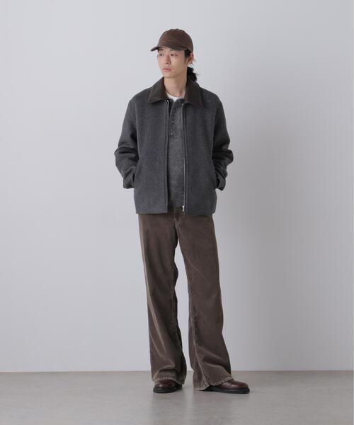 YLEVE（イレーヴ）の「YLEVE / [UNISEX] SULFUR-DYED BLEACHED CORDUROY PANTS（その他パンツ・メンズ・ブラウン/ネイビー・3/0/2/1/4）」の3枚目の写真