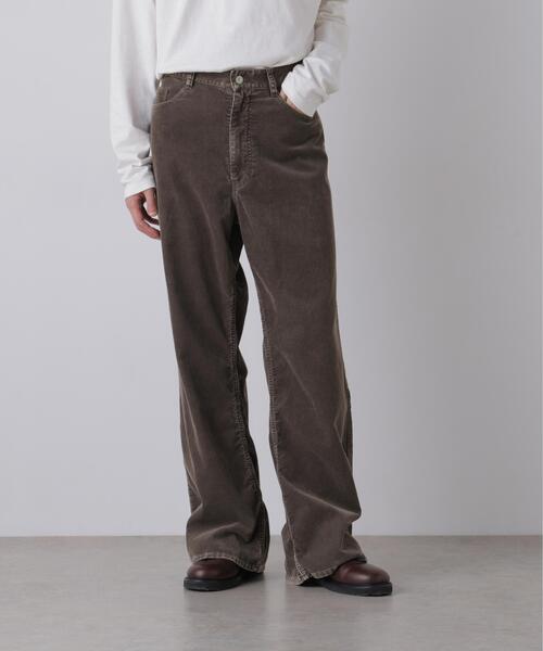 YLEVE（イレーヴ）の「YLEVE / [UNISEX] SULFUR-DYED BLEACHED CORDUROY PANTS（その他パンツ・メンズ・ブラウン/ネイビー・3/0/2/1/4）」の5枚目の写真