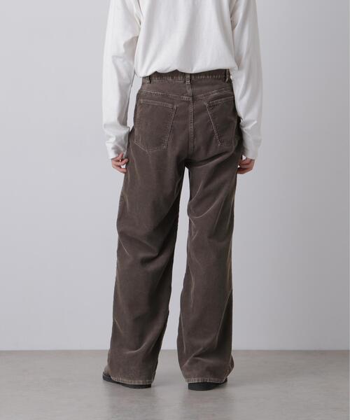 YLEVE（イレーヴ）の「YLEVE / [UNISEX] SULFUR-DYED BLEACHED CORDUROY PANTS（その他パンツ・メンズ・ブラウン/ネイビー・3/0/2/1/4）」の7枚目の写真