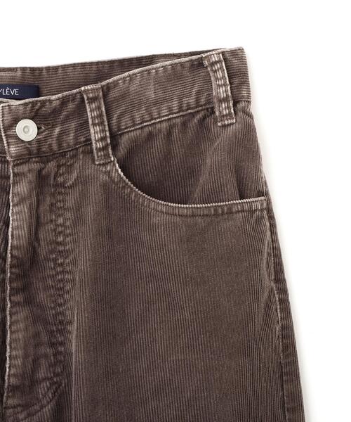 YLEVE（イレーヴ）の「YLEVE / [UNISEX] SULFUR-DYED BLEACHED CORDUROY PANTS（その他パンツ・メンズ・ブラウン/ネイビー・3/0/2/1/4）」の13枚目の写真