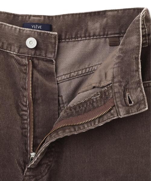YLEVE（イレーヴ）の「YLEVE / [UNISEX] SULFUR-DYED BLEACHED CORDUROY PANTS（その他パンツ・メンズ・ブラウン/ネイビー・3/0/2/1/4）」の16枚目の写真