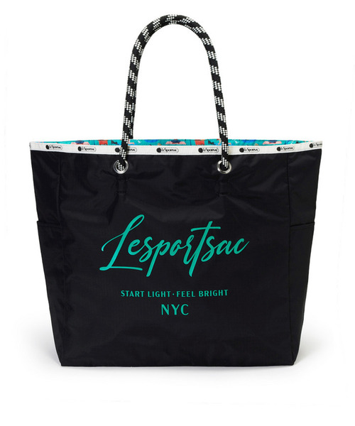LeSportsac(レスポートサック)の「LARGE 2 WAY TOTE 2ウェイミッドナイトヨガ(トートバッグ・レディース・ブラック・FREE)」の8枚目の写真