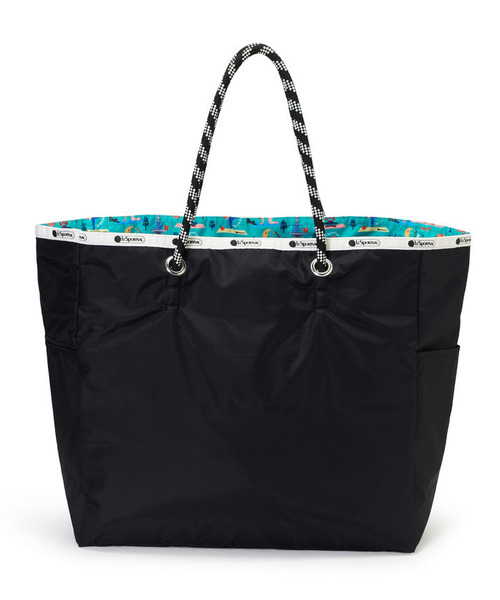 LeSportsac(レスポートサック)の「LARGE 2 WAY TOTE 2ウェイミッドナイトヨガ(トートバッグ・レディース・ブラック・FREE)」の10枚目の写真