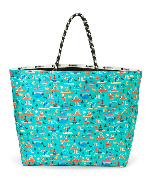 LeSportsac(レスポートサック)の「LARGE 2 WAY TOTE 2ウェイミッドナイトヨガ(トートバッグ・レディース・ブラック・FREE)」の12枚目の写真