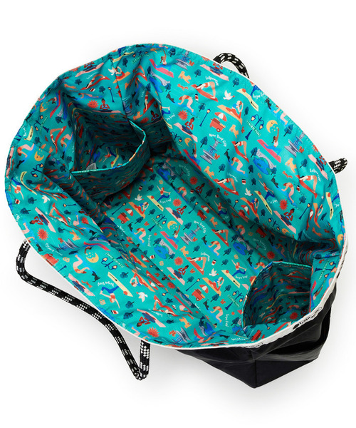 LeSportsac(レスポートサック)の「LARGE 2 WAY TOTE 2ウェイミッドナイトヨガ(トートバッグ・レディース・ブラック・FREE)」の15枚目の写真