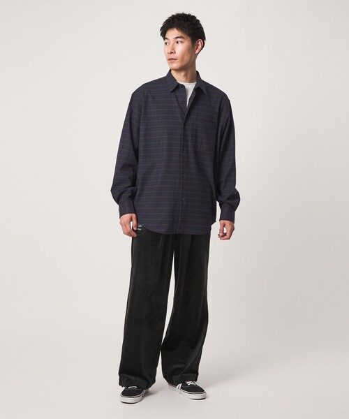 UMBRO(アンブロ)の「【別注】<UMBRO>ベロア イージー ワイドパンツ(その他パンツ・メンズ・ブラック/ダークブラウン・M/L)」の10枚目の写真