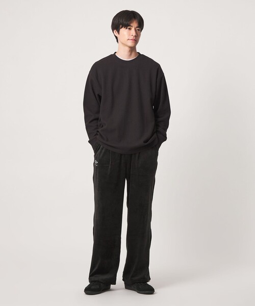 UMBRO(アンブロ)の「【別注】<UMBRO>ベロア イージー ワイドパンツ(その他パンツ・メンズ・ブラック/ダークブラウン・M/L)」の12枚目の写真