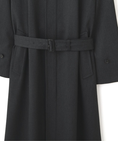 YLEVE(イレーヴ)の「YLEVE / WOOL GABA ZIP COAT(ダウンジャケット/コート・レディース・グレー/ネイビー・0/1)」の14枚目の写真