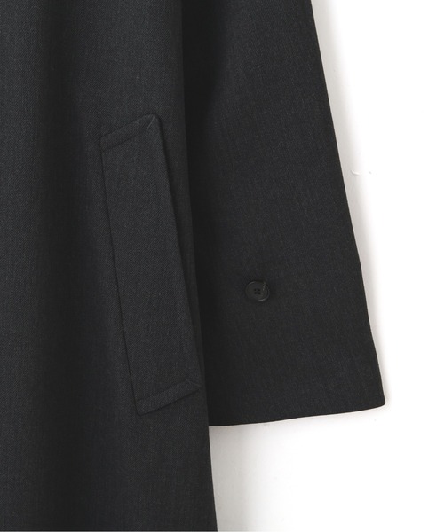 YLEVE(イレーヴ)の「YLEVE / WOOL GABA ZIP COAT(ダウンジャケット/コート・レディース・グレー/ネイビー・0/1)」の16枚目の写真