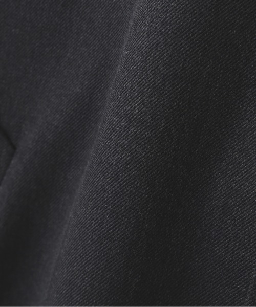 YLEVE(イレーヴ)の「YLEVE / WOOL GABA ZIP COAT(ダウンジャケット/コート・レディース・グレー/ネイビー・0/1)」の4枚目の写真