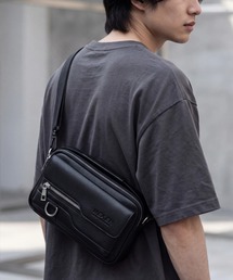 【BAG1】メンズ ボディバッグ ウエストバッグ PUレザー