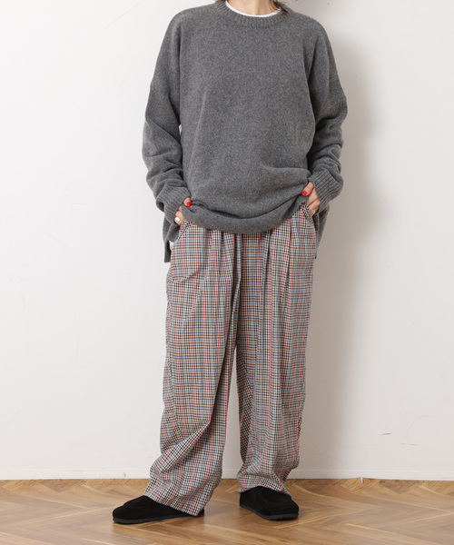 JOURNAL STANDARD LUXE(ジャーナルスタンダード ラックス)の「ビエラチェック イージーパンツ(その他パンツ・レディース・ブルー系その他/ネイビー/ピンク系その他・FREE)」の15枚目の写真