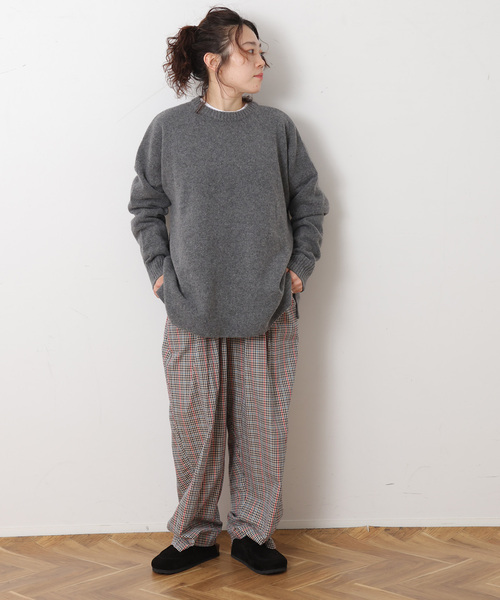 JOURNAL STANDARD LUXE(ジャーナルスタンダード ラックス)の「ビエラチェック イージーパンツ(その他パンツ・レディース・ブルー系その他/ネイビー/ピンク系その他・FREE)」の5枚目の写真