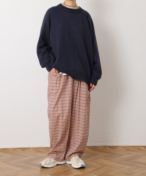 JOURNAL STANDARD LUXE(ジャーナルスタンダード ラックス)の「ビエラチェック イージーパンツ(その他パンツ・レディース・ブルー系その他/ネイビー/ピンク系その他・FREE)」の8枚目の写真