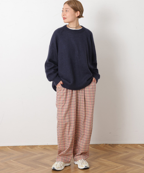 JOURNAL STANDARD LUXE(ジャーナルスタンダード ラックス)の「ビエラチェック イージーパンツ(その他パンツ・レディース・ブルー系その他/ネイビー/ピンク系その他・FREE)」の10枚目の写真