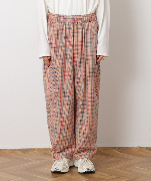 JOURNAL STANDARD LUXE(ジャーナルスタンダード ラックス)の「ビエラチェック イージーパンツ(その他パンツ・レディース・ブルー系その他/ネイビー/ピンク系その他・FREE)」の17枚目の写真