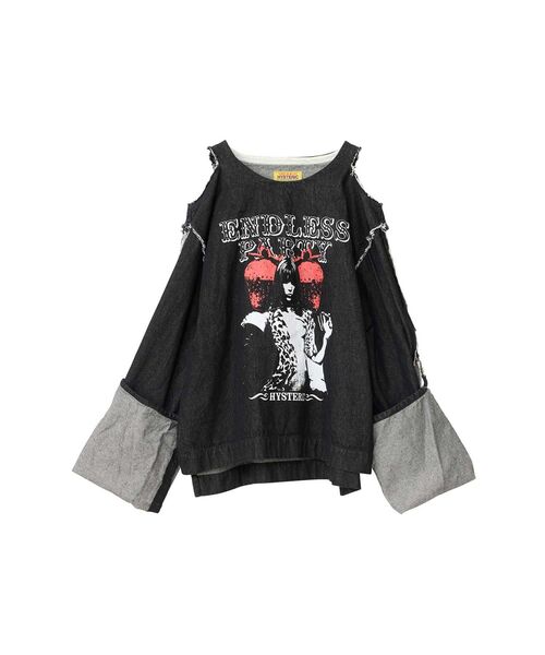 HYSTERIC GLAMOUR｜ヒステリックグラマーのシャツ/ブラウス（ブラック
