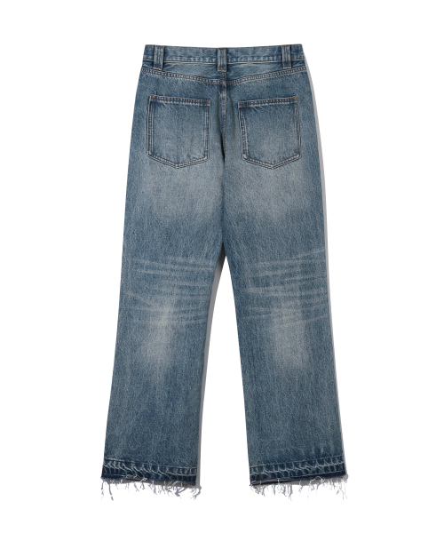 URBANSTOFF(アーバンストッフ)の「カットオフフレアデニムパンツ(ライトブルー)(デニムパンツ・レディース・その他・SMALL/LARGE/MEDIUM)」の3枚目の写真