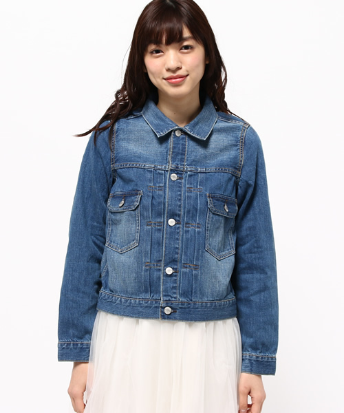 CIAOPANIC(チャオパニック)の「【Ciaopanic】 デニムセカンドGジャン(デニムジャケット・レディース・インディゴブルー/ブルー・FREE)」の3枚目の写真