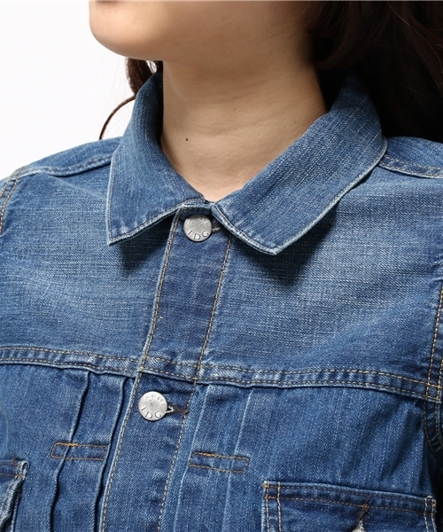 CIAOPANIC(チャオパニック)の「【Ciaopanic】 デニムセカンドGジャン(デニムジャケット・レディース・インディゴブルー/ブルー・FREE)」の6枚目の写真