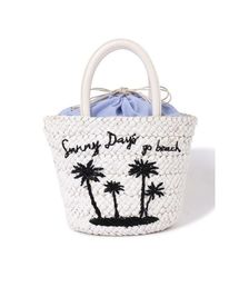 NATURAL BEAUTY BASIC | ◆ホワイトペイントバスケット(トートバッグ)