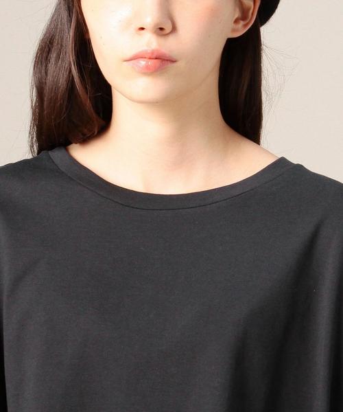 BEAUTY&YOUTH UNITED ARROWS(ビューティーアンドユースユナイテッドアローズ)の「BY ウラケビッグドルマン8分袖カットソー◆(Tシャツ/カットソー・レディース・ナチュラル/オレンジ系その他/オリーブ/ネイビー・FREE)」の14枚目の写真