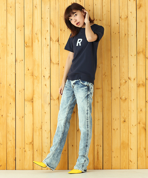 Rodeo Crowns Wide Bowl ロデオクラウンズワイドボウル の Chemical Type2 ストレート デニムパンツ Wear