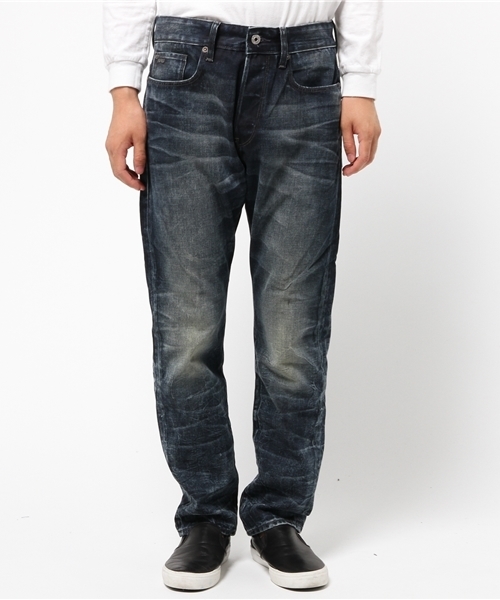 G-STAR（ジースター）の「3301 Tapered Jeans（デニムパンツ・メンズ・ダークブルー・30/30/33/32/32/30/36/32/28/32/32/32/29/30/29/32/28/30/30/32/31/32/34/32）」の4枚目の写真