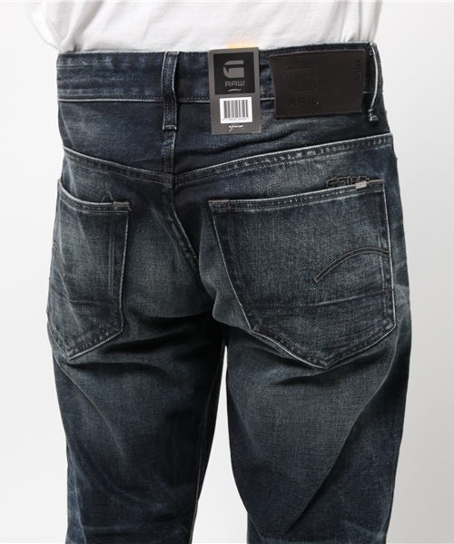 G-STAR（ジースター）の「3301 Tapered Jeans（デニムパンツ・メンズ・ダークブルー・30/30/33/32/32/30/36/32/28/32/32/32/29/30/29/32/28/30/30/32/31/32/34/32）」の6枚目の写真