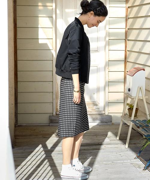 green label relaxing（グリーンレーベルリラクシング）の「[手洗い可能]◆CB T/Cクリア TWL MA-1 ブルゾン◆（MA-1・レディース・ネイビー/オリーブ/ライトグレー・42/44/38/34/36/40）」の8枚目の写真