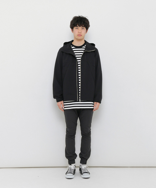 SENSE OF PLACE by URBAN RESEARCH(センスオブプレイスバイアーバンリサーチ)の「フーデットジャケット(その他アウター・メンズ・カーキ/ブラック・LARGE/MEDIUM)」の14枚目の写真