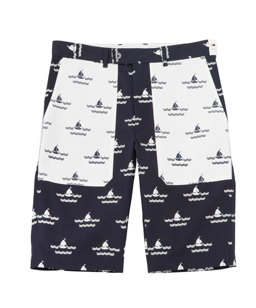 koe×THOM BROWNE（コエトムブラウン）の「[koe×THOM BROWNE]MENS BOAT CANVAS SHORTS（その他パンツ・メンズ・ネイビー・LARGE/SMALL/MEDIUM）」の7枚目の写真